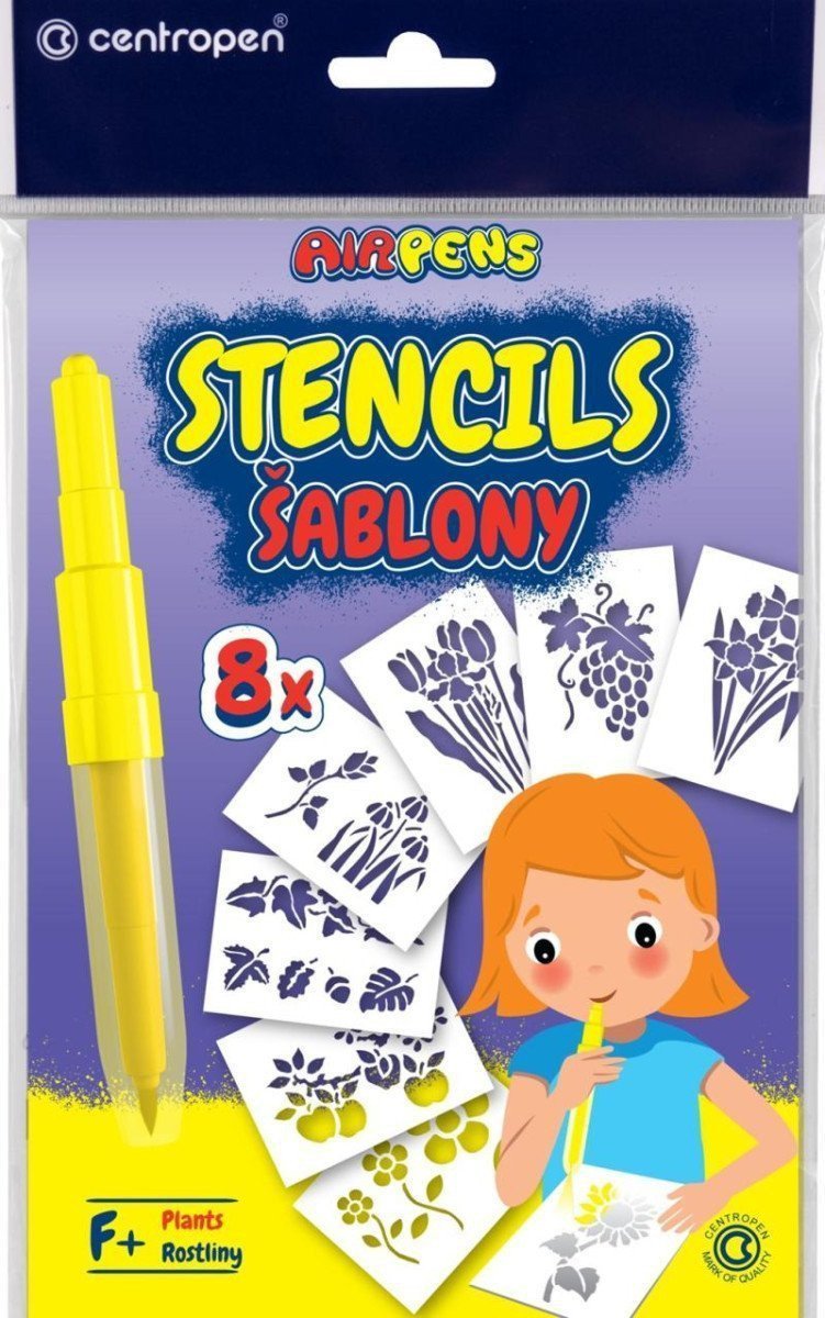 Centropen šablony k foukacím fixům 9996 F květiny