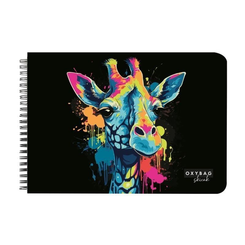 Skicák A3 40 listů 190g - Žirafa