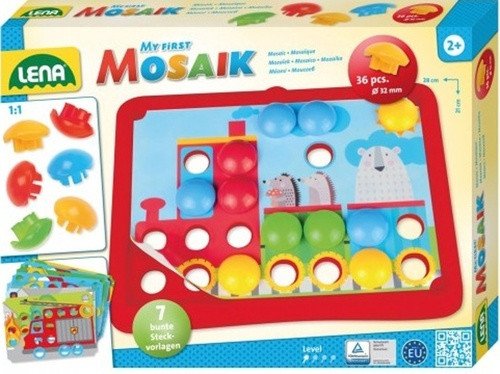 Mozaika klobouček Doprava 32 cm hladký36 ks  7 ks předlohy