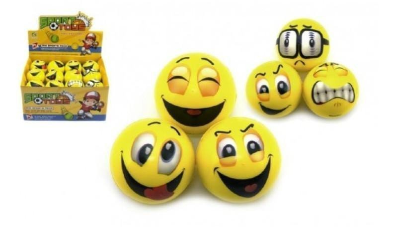 Míček pěnový smajlík - mix druhů