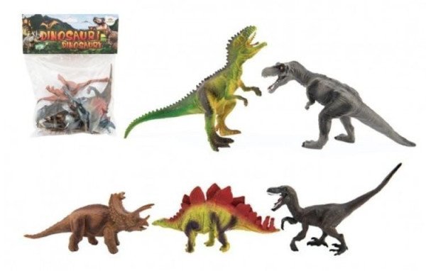 Dinosaurus plast 15-18 cm/5 ks
