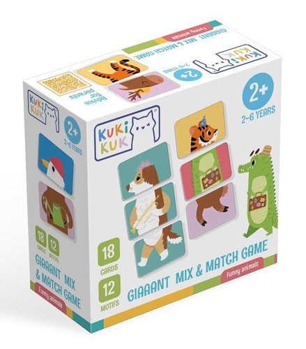 KukiKuk Giaaant Mix  Match Game Funny Animals