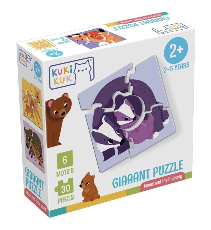 KukiKuk Giaaant Puzzle Mums and Their Young