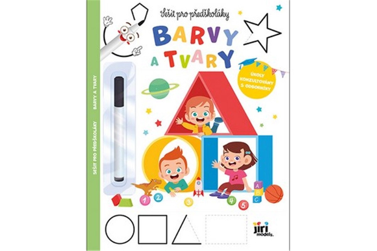 Sešit pro předškoláky Barvy a tvary