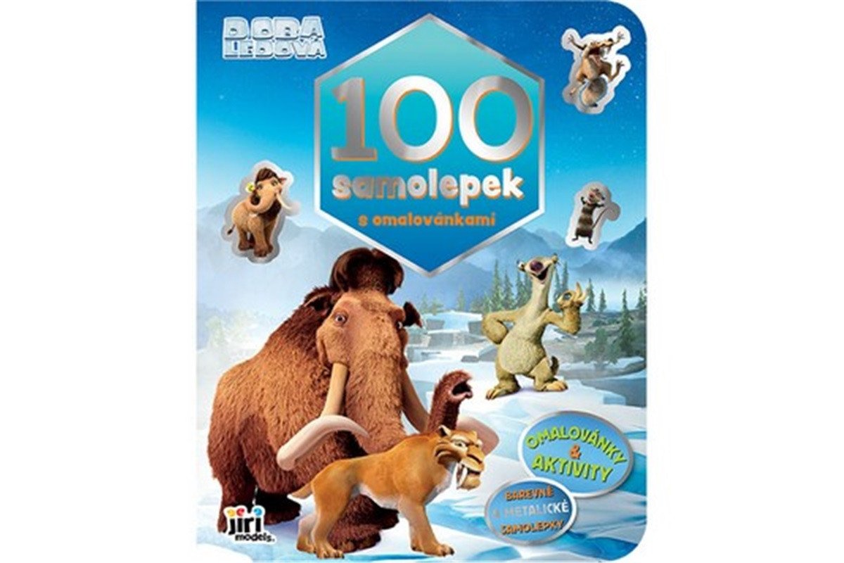 Doba ledová - 100 samolepek s omalovánkami