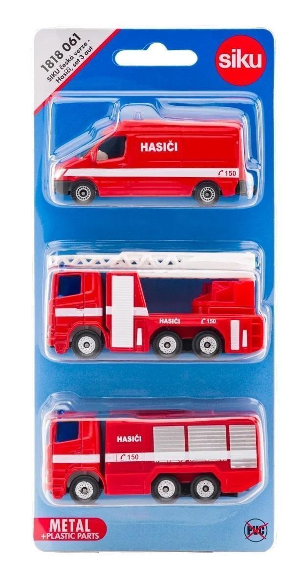 SIKU Set hasičská sada 3 aut