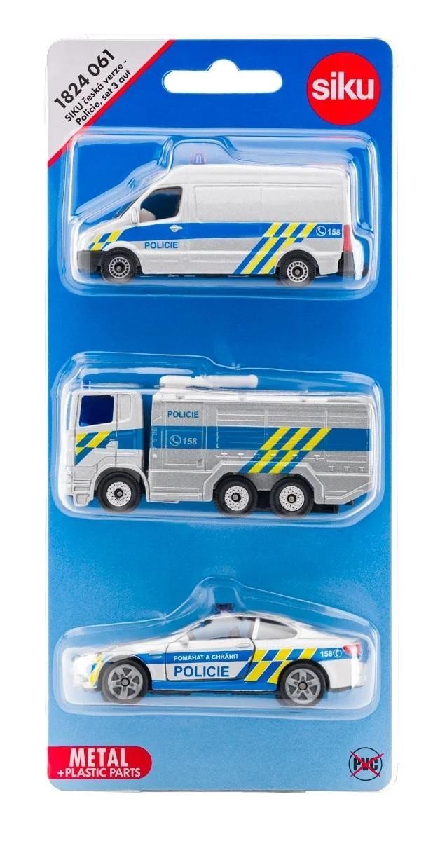 SIKU Set policejní sada 3 aut