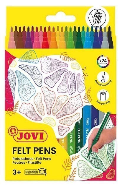 JOVI fixy jemný hrot - 24ks