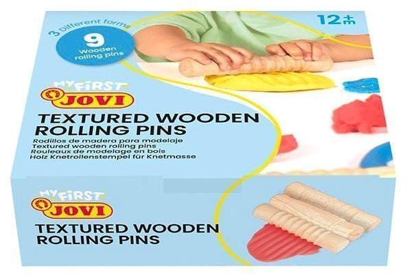 JOVI BABY dřevěná razítka 9ks3 motivy