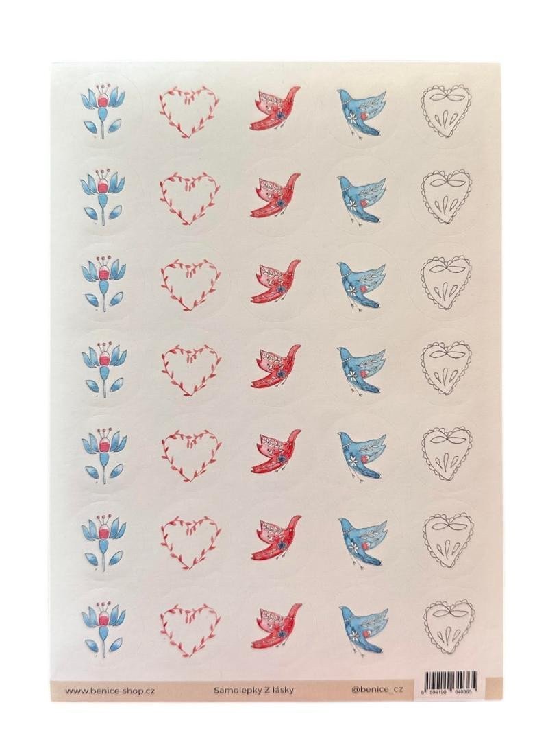 Be Nice Samolepky - Z lásky