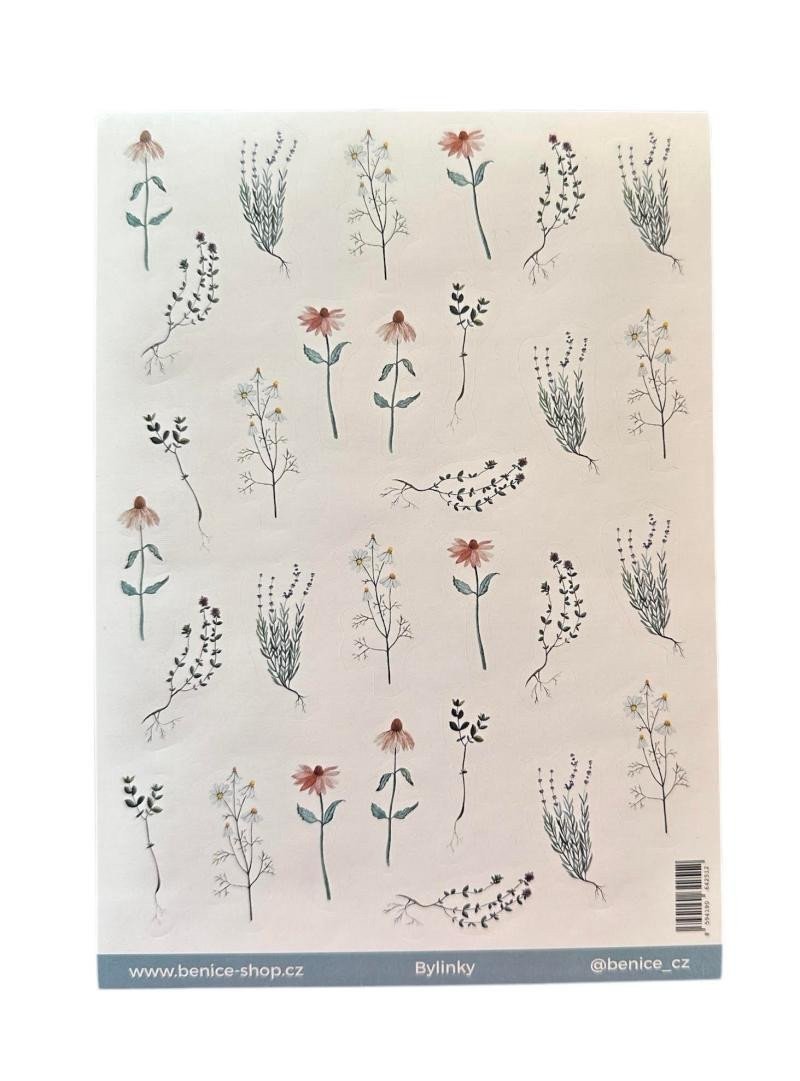 Be Nice Samolepky - Bylinky