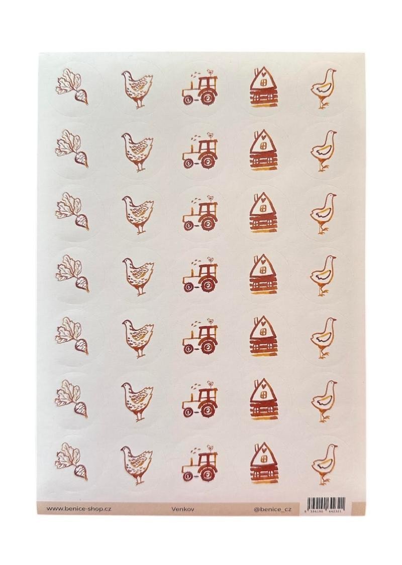 Be Nice Samolepky - Venkov