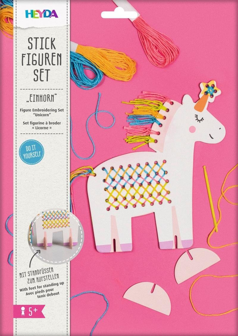 HEYDA vyšívací set - jednorožec