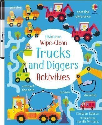 Wipe-Clean Trucks and Diggers Activities – Williams Gareth