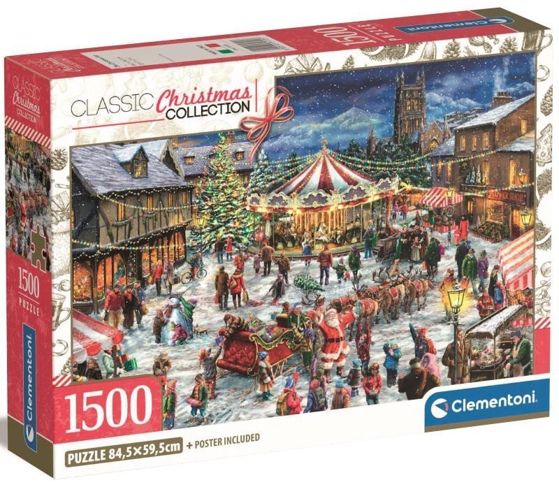 Puzzle Vánoční trhy 1500 dílků