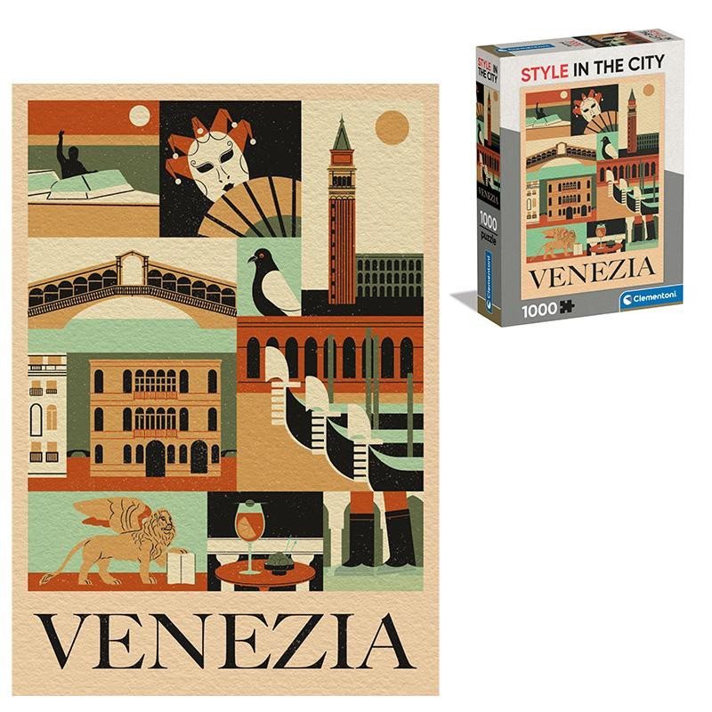 Puzzle Style in the City Benátky 1000 dílků