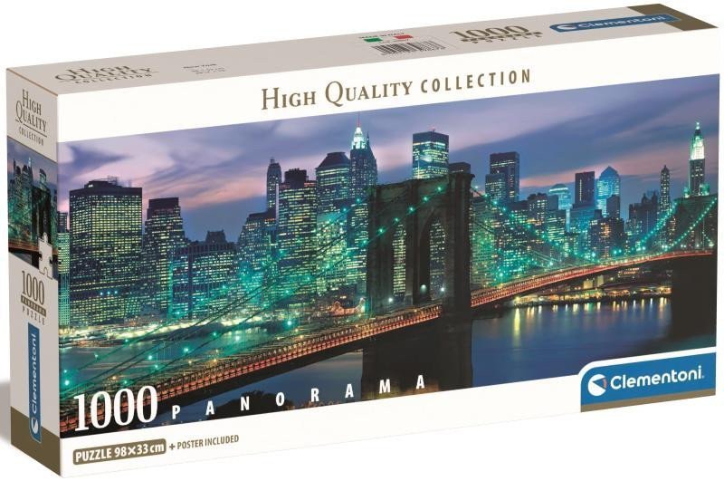 Puzzle Panorama Booklyn Bridge New York 1000 dílků