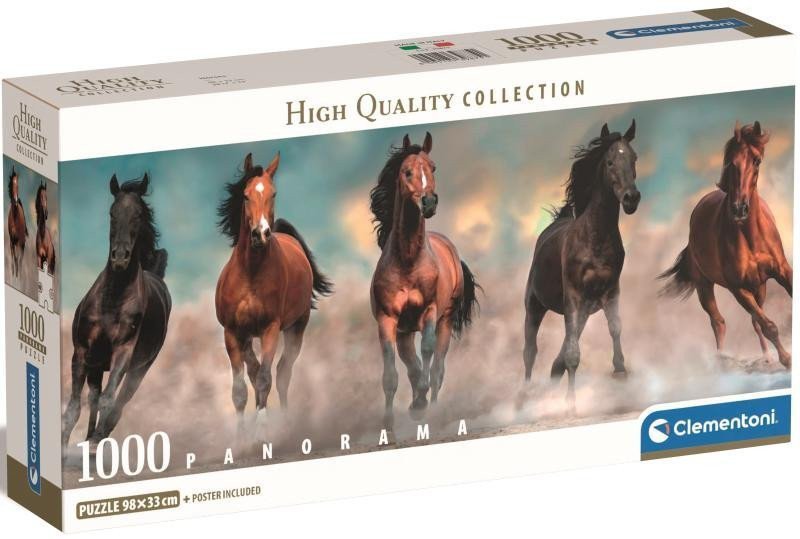 Puzzle Panorama Koně 1000 dílků