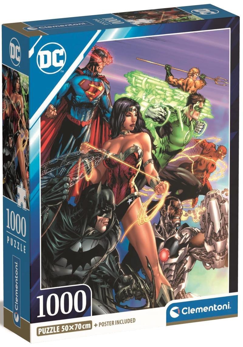 Puzzle DC Comics Liga spravedlnosti 1000 dílků