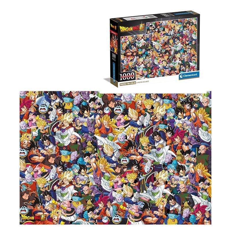Puzzle Impossible Dragon Ball Super 1000 dílků