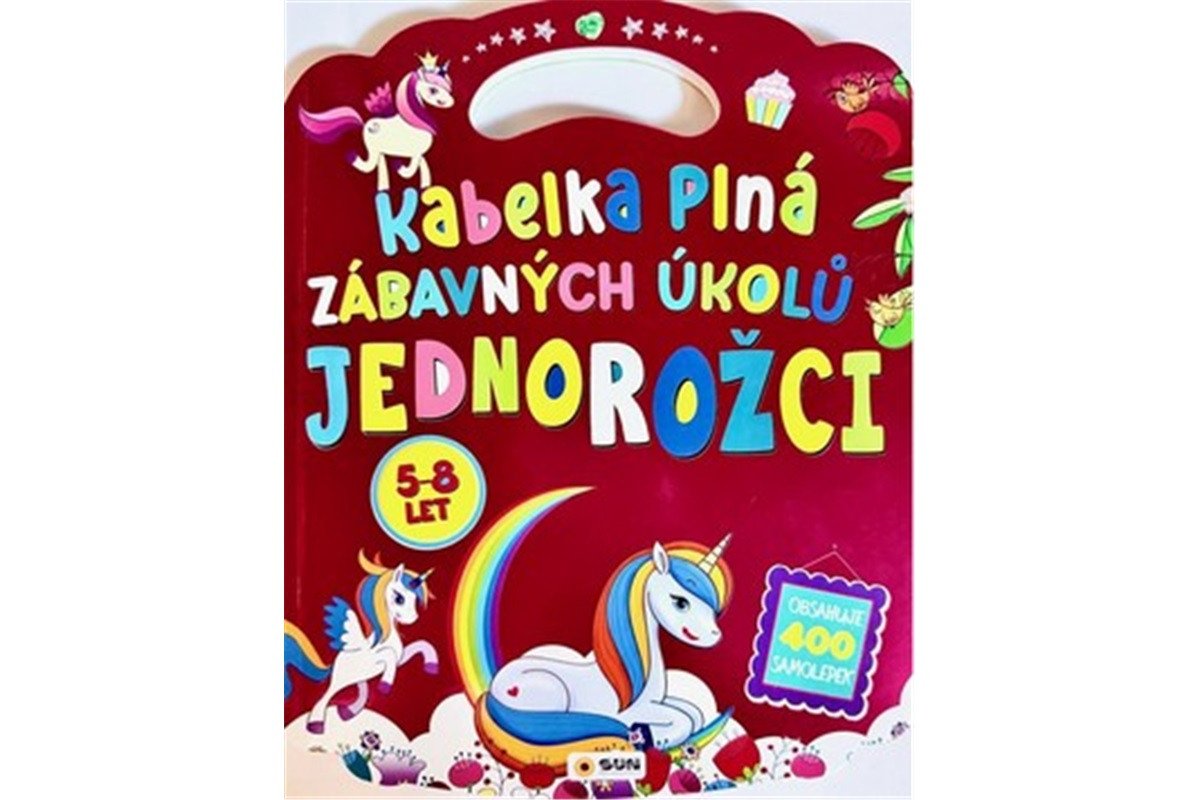 Kabelka plná zábavných úkolů Jednorožci 5-8 let