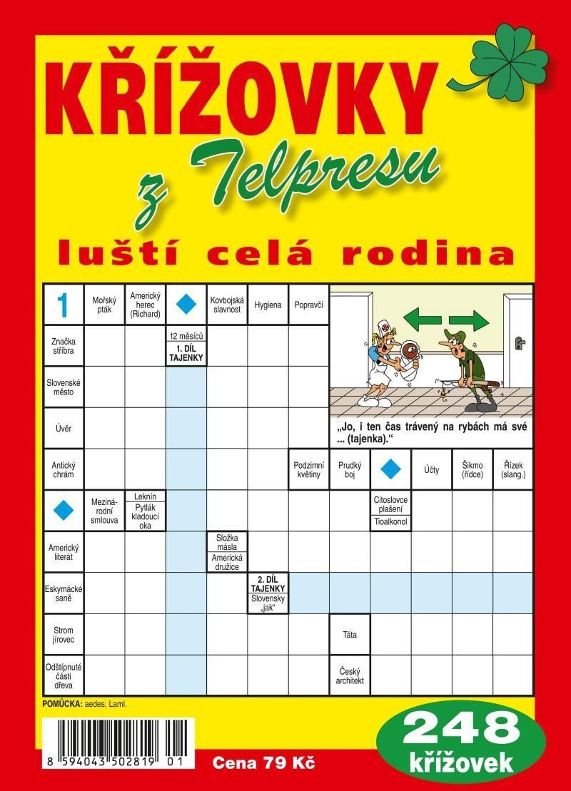 Křížovky z Telpresu luští celá rodina - 248 křížovek 12025