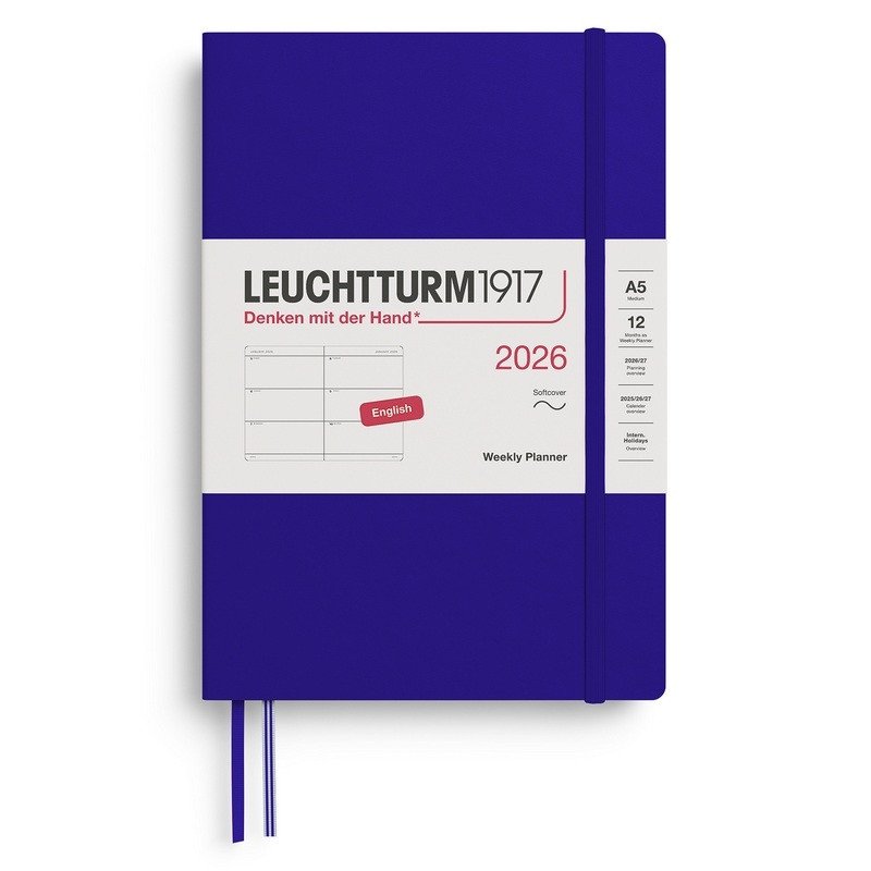 Weekly Planner 2026 Medium A5 Ink