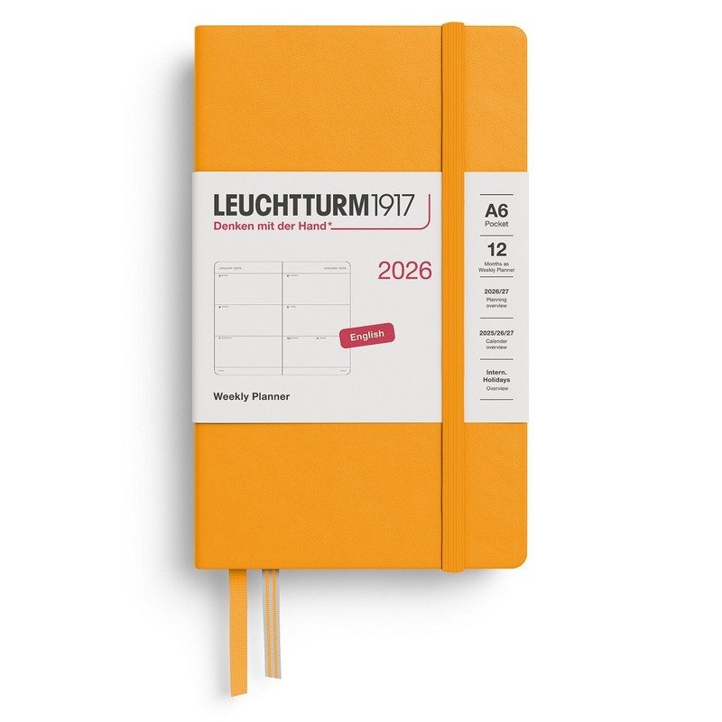 Weekly Planner 2026 Pocket A6 Rising Sun