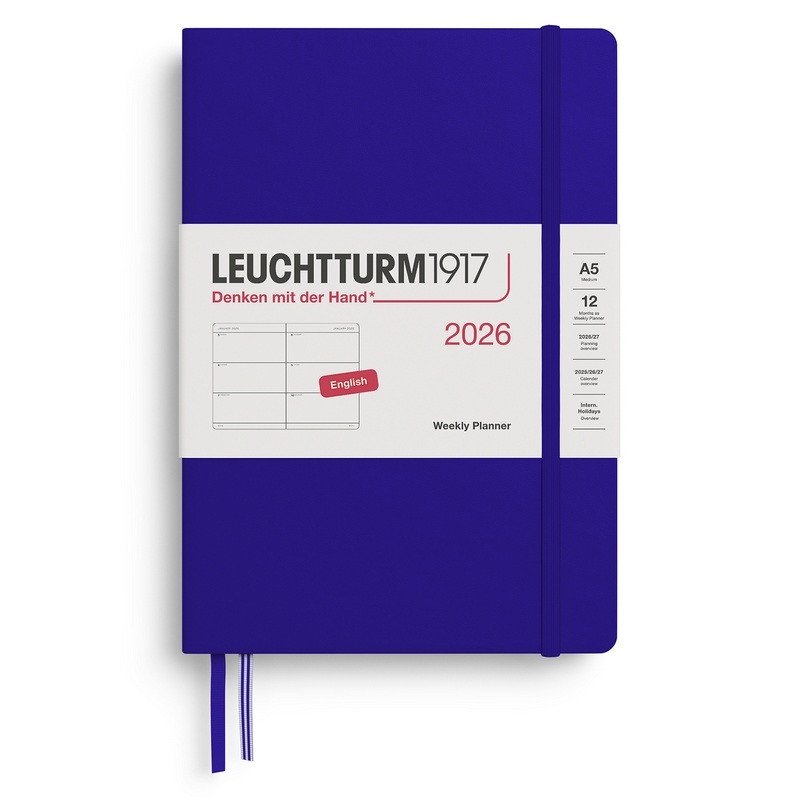 Weekly Planner 2026 Medium A5 Ink
