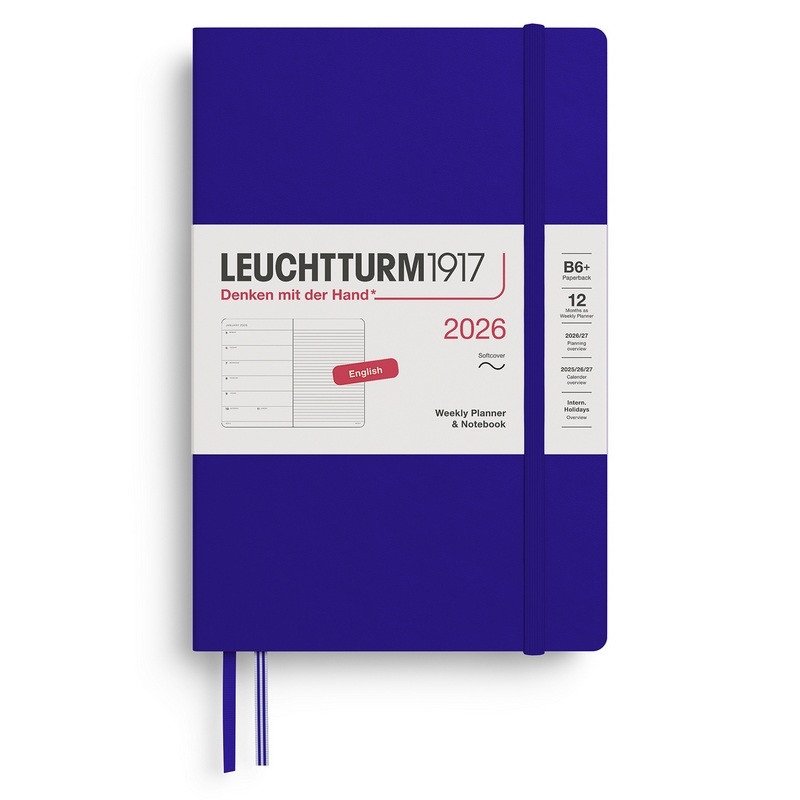 Weekly Planner  Notebook 2026 Paperback B6 Ink