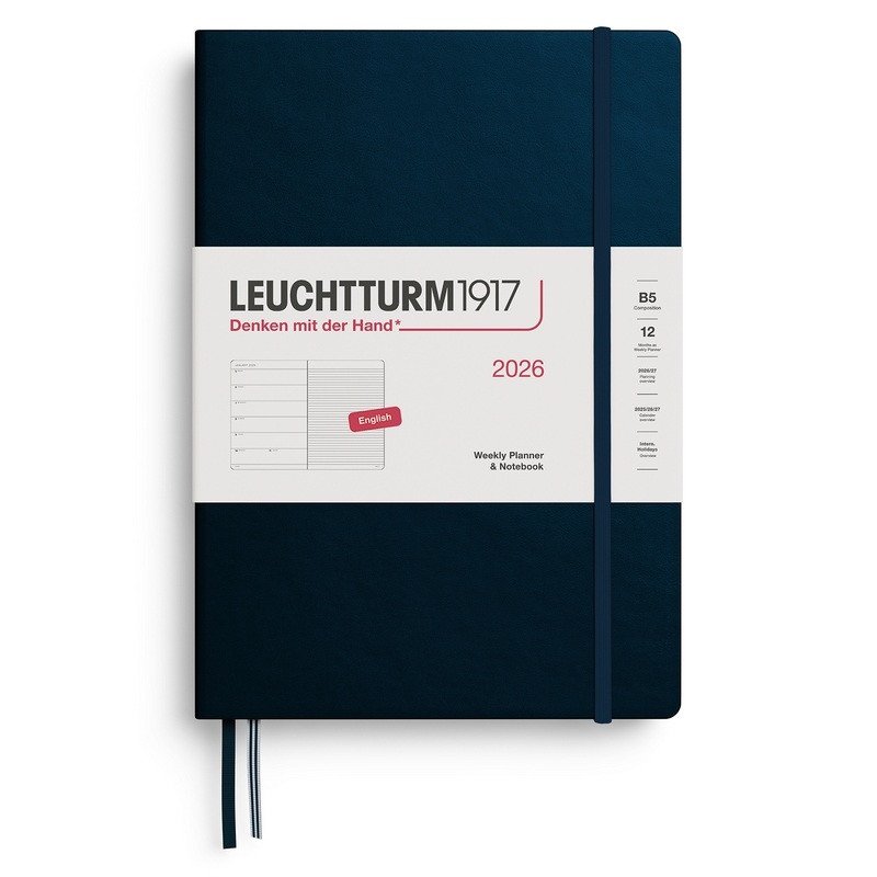 Weekly Planner  Notebook 2026 Composition B5 Deep Sea