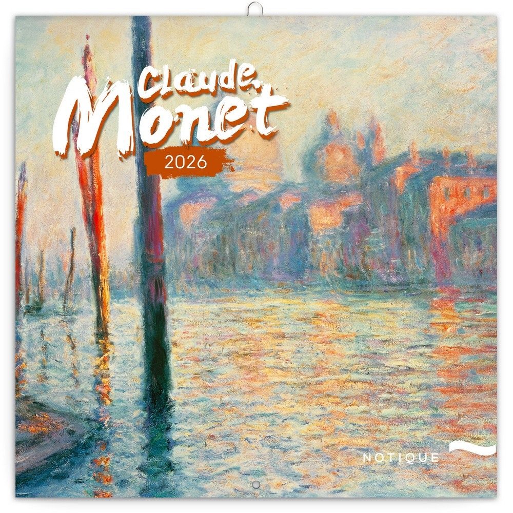 Kalendář 2026 poznámkový Claude Monet 30 x 30 cm
