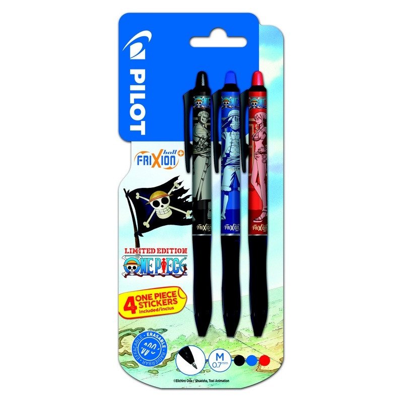 PILOT FriXion Ball Plus One Piece  samolepky BL černá červená modrá