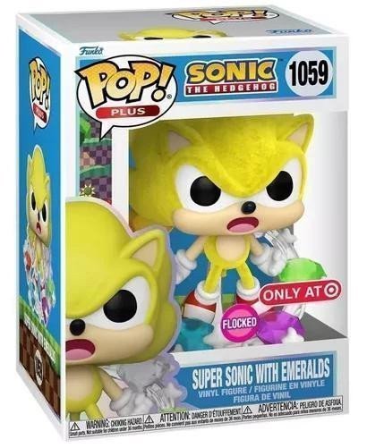 Funko POP Plus Sonic - Super Sonic with Emeralds 1059