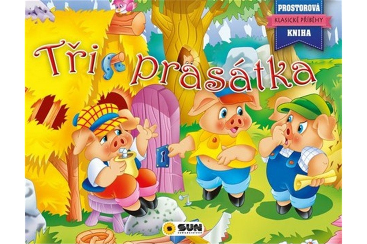 Tři prasátka - Prostorová kniha 2v