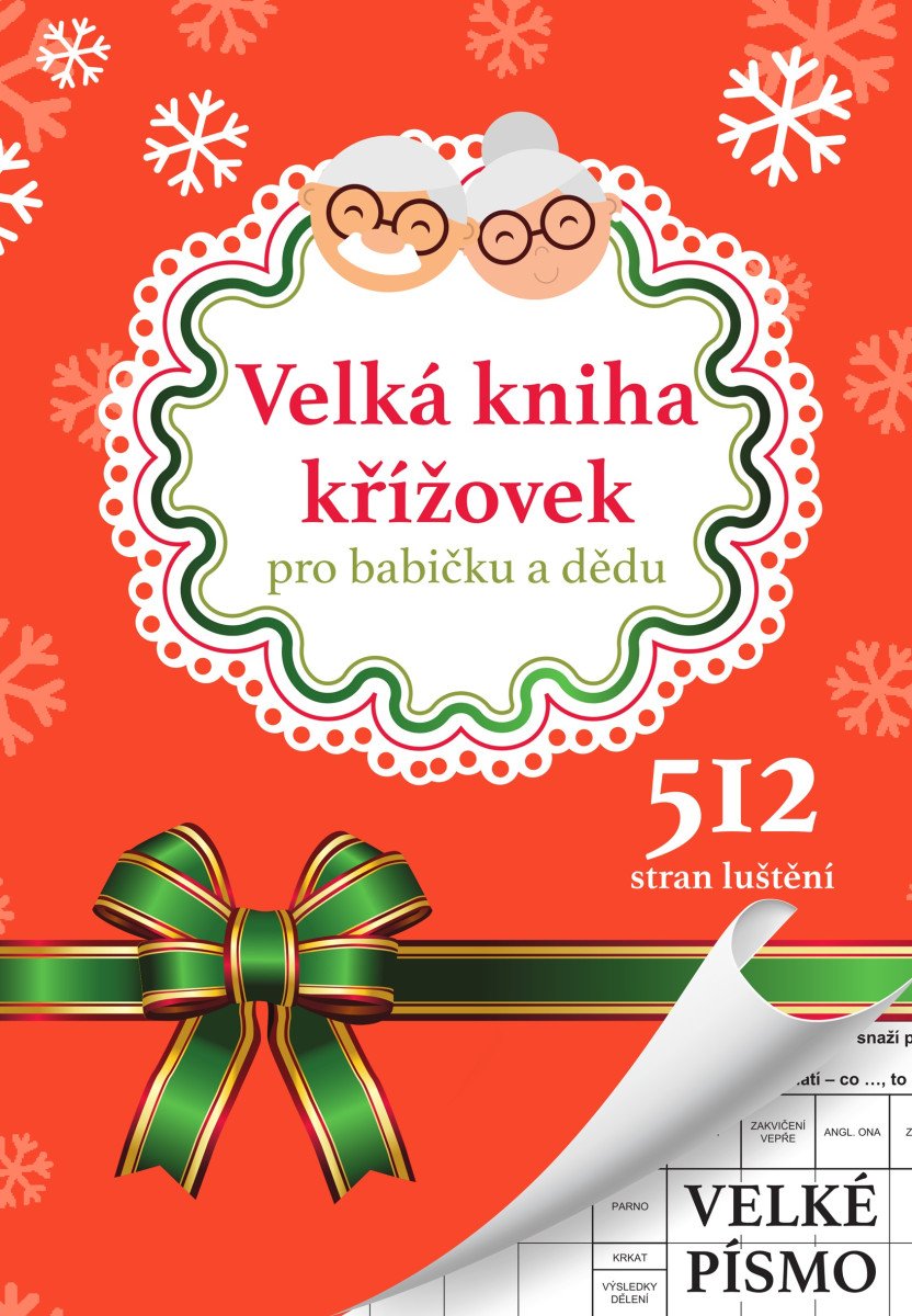 Velká kniha křížovek pro babičku a dědu