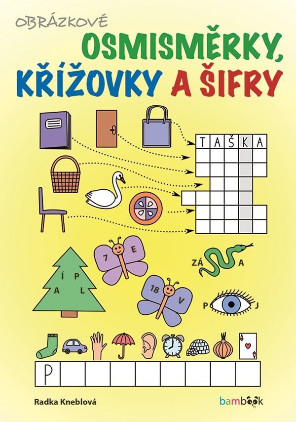 Obrázkové osmisměrky křížovky a šifry – Kneblová Radka