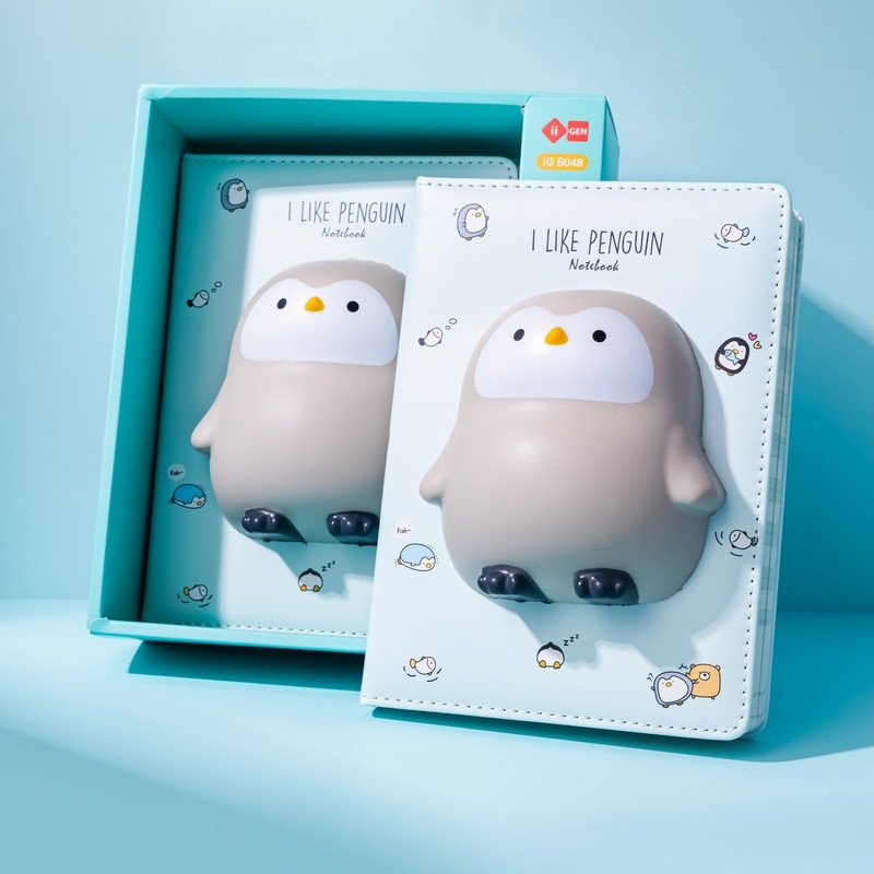 Squishy zápisník Tučňák