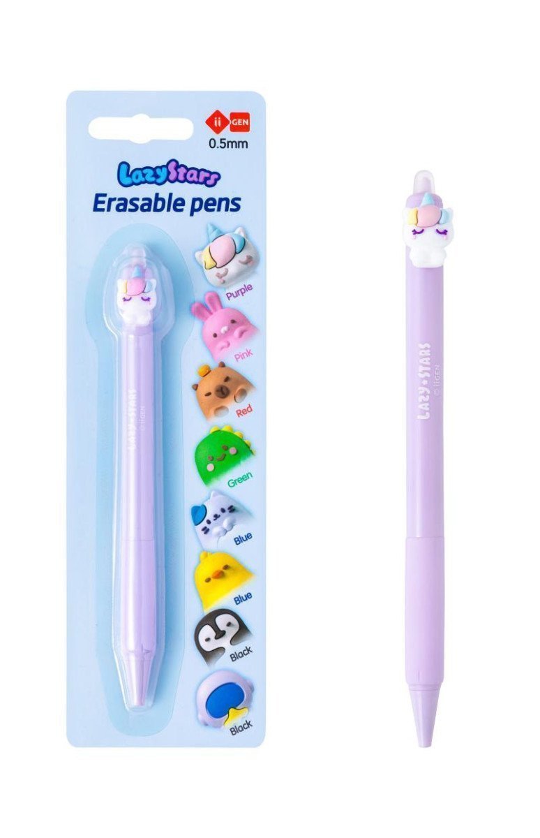 Gumovací gelové pero Jednorožec blistr