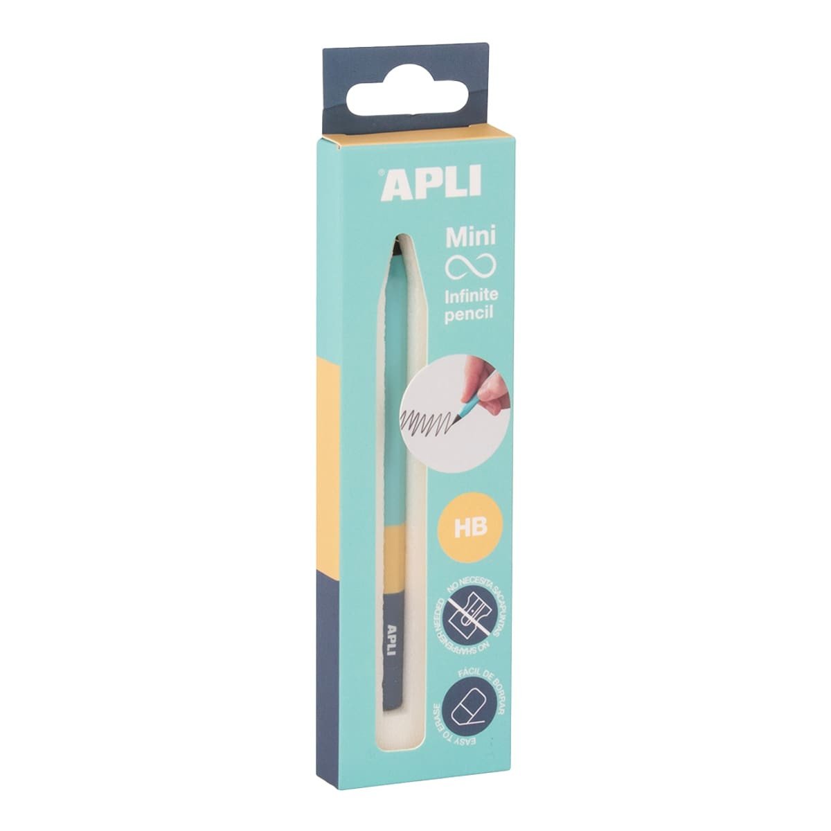 APLI nekonečná tužka Mini - tyrkysová