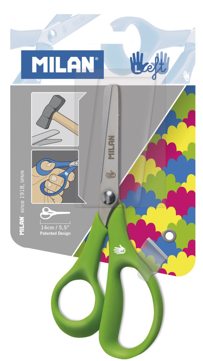 Nůžky MILAN pro leváky - mix barev
