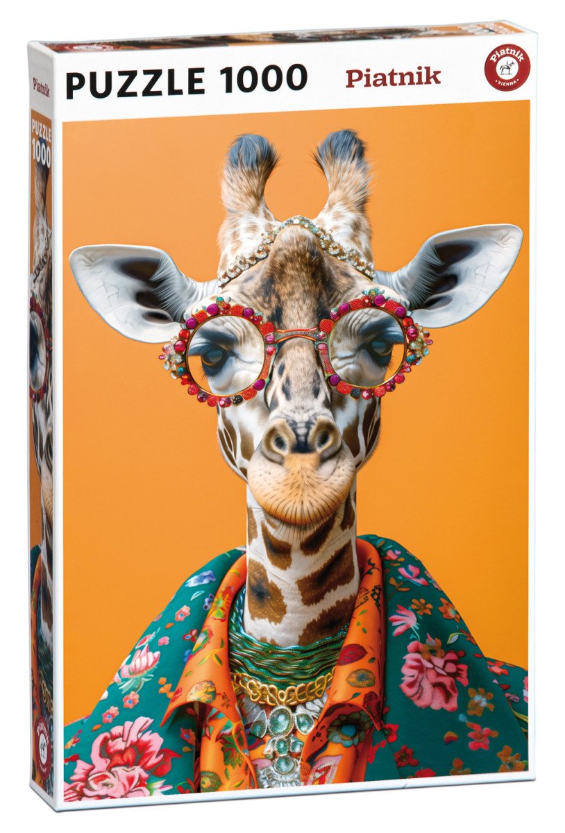 Puzzle Crazy Giraffe 1000 dílků