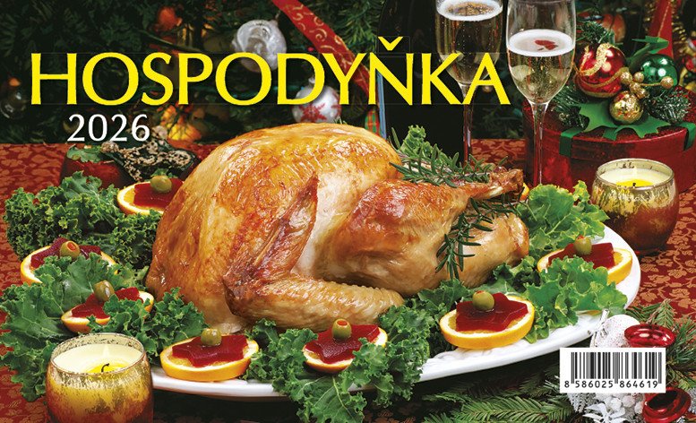 Kalendář 2026 Hospodyňka stolní 23 x 14 cm