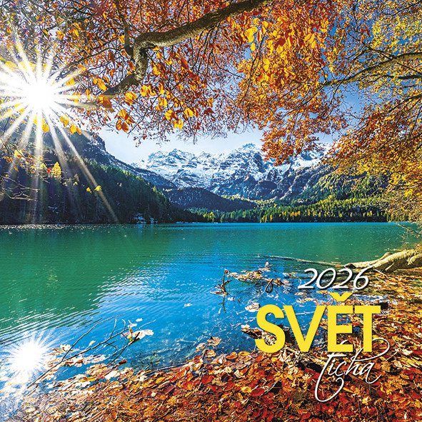 Kalendář 2026 Svět ticha nástěnný 33 x 33 cm