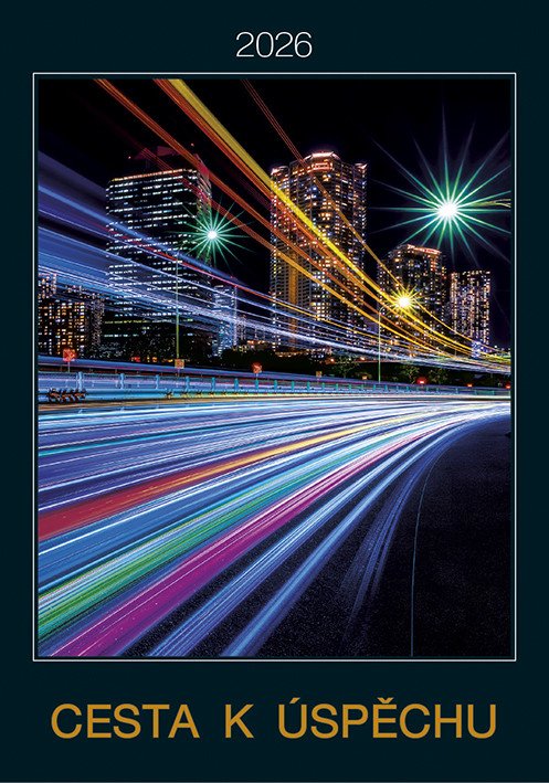 Kalendář 2026 Cesta k úspěchu nástěnný 34 x 485 cm