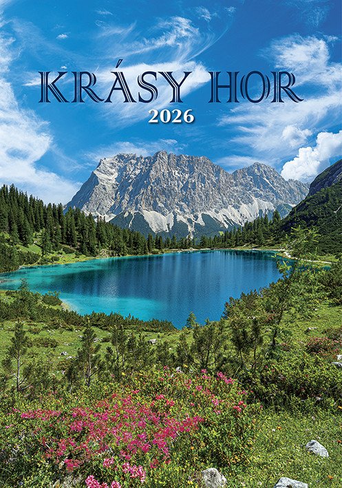 Kalendář 2026 Krásy hor nástěnný 34 x 485 cm