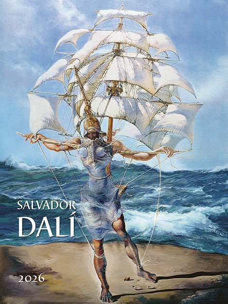Kalendář 2026 Salvador Dalí nástěnný 42 x 56 cm