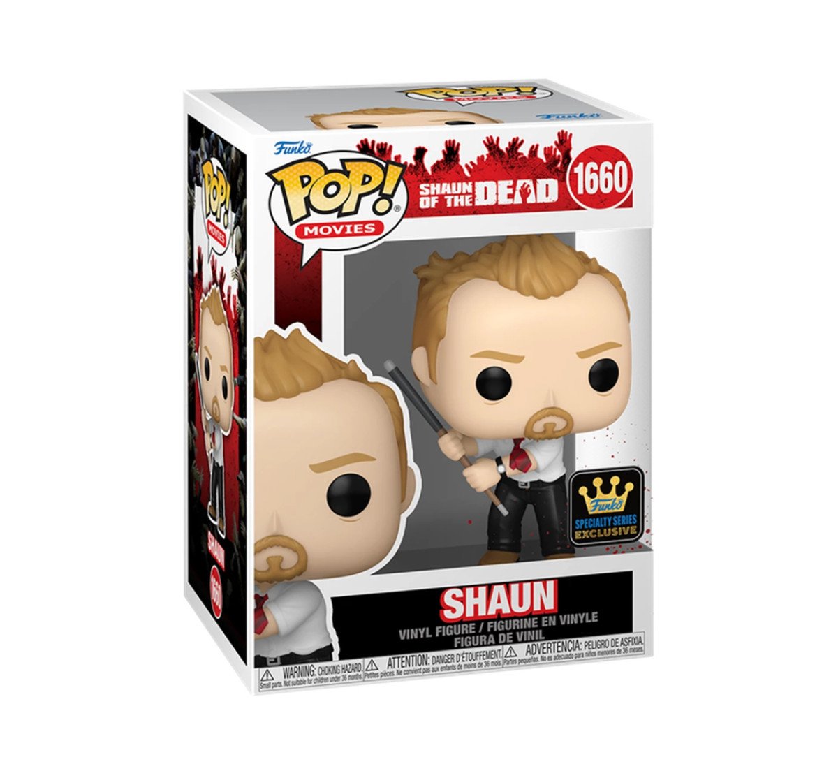 Funko POP Movies Shaun of the Dead - Shaun s možností CHASE verze 1660