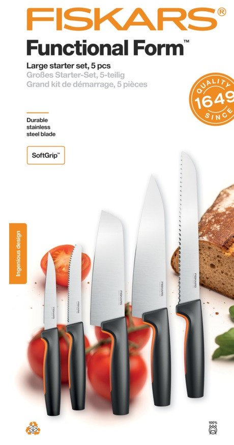 Startovací sada 5 nožů Fiskars Functional Form