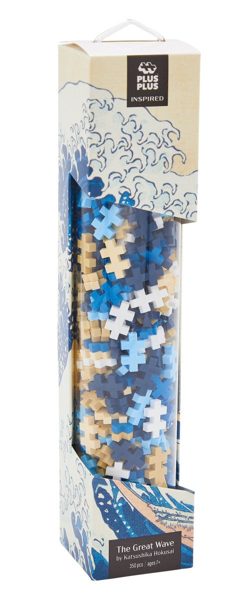 Plus-Plus Inspired Hokusai